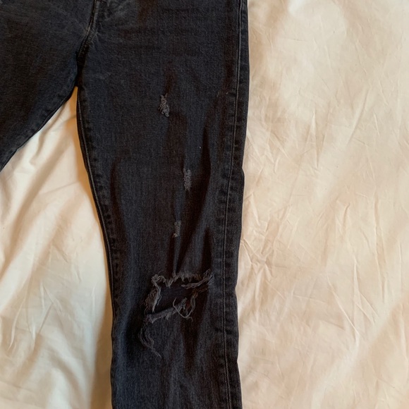 Aritzia x Levis Collaboration Vintage Inspired Washed Black Denim Size 29 - Picture 6 of 6